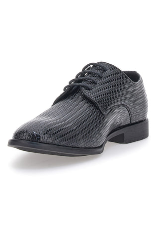 Longford Schwarze Schnürschuhe 22617