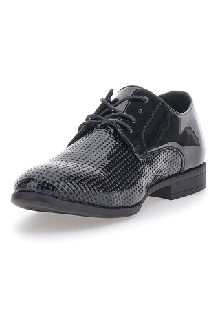 Longford Schwarze Schnürschuhe 20853