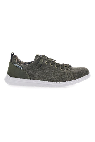 Carrera 11102D Dunkelgrüne Canvas-Sneaker