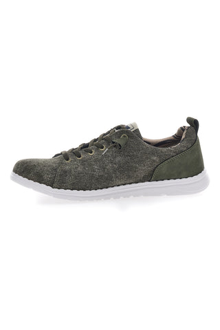 Carrera 11102D Dunkelgrüne Canvas-Sneaker