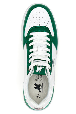 US Grand Polo Herren-Sneaker in Weiß/Grün 41471