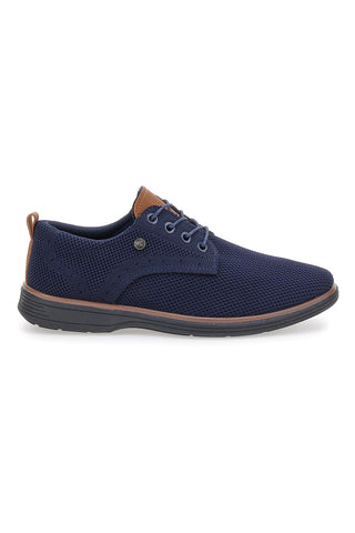 Johes Land Blaue Schnürschuhe 411205