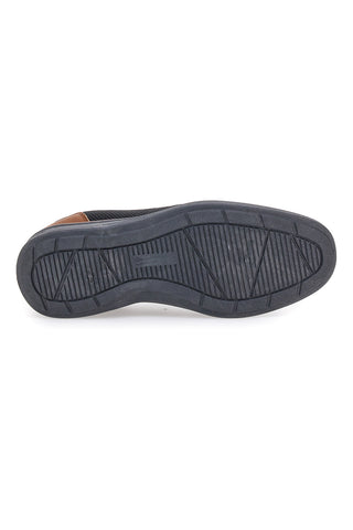 Mocassini Neri Casual Johes Land 411200