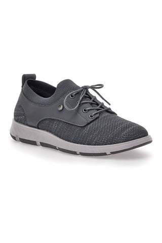 Johes Land Lässige graue Schnürschuhe JLM411100