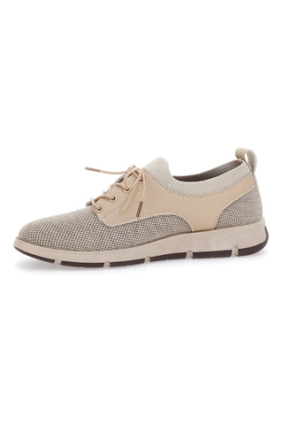 Beige lässige Schnürschuhe Johes Land 411100