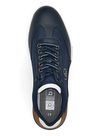 Scarpe Stringate Blu Con Logo Laterale Bugatti 32172603