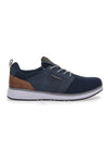 Blaue Turnschuhe mit Schnürsenkeln Bugatti 331AFB05