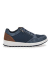 Blaue Turnschuhe mit Schnürsenkeln Bugatti 331AFB05
