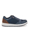 Blaue Turnschuhe mit Schnürsenkeln Bugatti 331AFB05