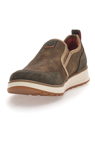 Braune vegane Slip-On-Sneaker Bugatti 331AFB60