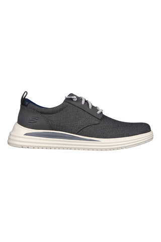 Skechers bewährte Gladwin Anthrazit-Sneaker