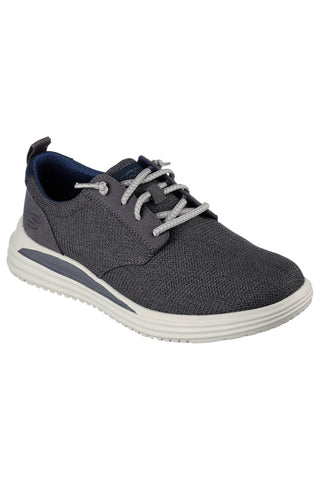 Skechers bewährte Gladwin Anthrazit-Sneaker