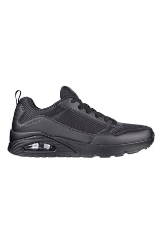 Skechers Uno Fastime Schwarze Turnschuhe