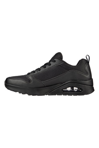 Skechers Uno Fastime Schwarze Turnschuhe