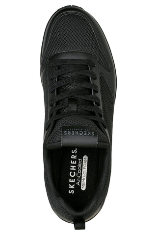 Skechers Uno Fastime Schwarze Turnschuhe
