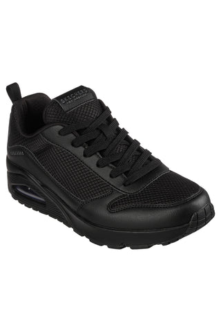 Skechers Uno Fastime Schwarze Turnschuhe