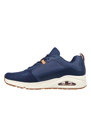 Blaue Skechers Uno Layover-Sneaker