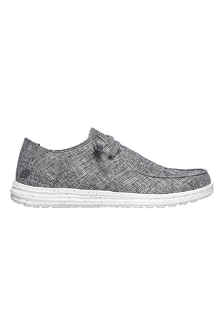 Graue Slip-On-Sneaker mit Goga Mat Arch Skechers Melson Chad