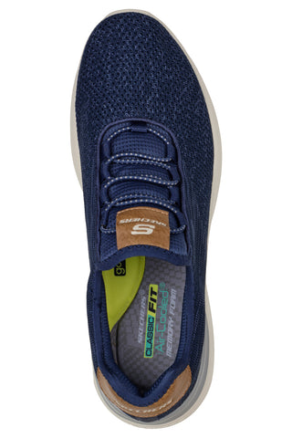 Skechers Lattimora-Coringa blaue Turnschuhe