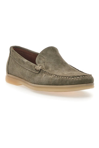 Mocassino Verde Vera Pelle Pittarello Focus 8410