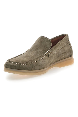 Mocassino Verde Vera Pelle Pittarello Focus 8410