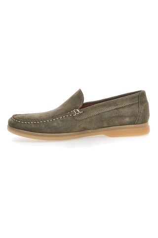 Mocassino Verde Vera Pelle Pittarello Focus 8410