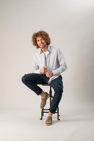 Mocassino Verde Vera Pelle Pittarello Focus 8410