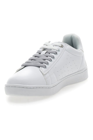 Weiße Turnschuhe mit Gas Cherokee LTX-Schnürsenkeln