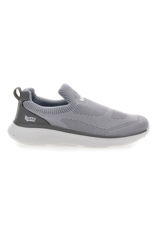 Graue Slip-On-Sneaker ohne Schnürsenkel aus Gas Zanzi-Strick