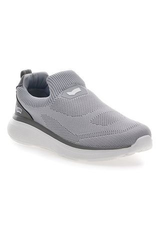 Graue Slip-On-Sneaker ohne Schnürsenkel aus Gas Zanzi-Strick