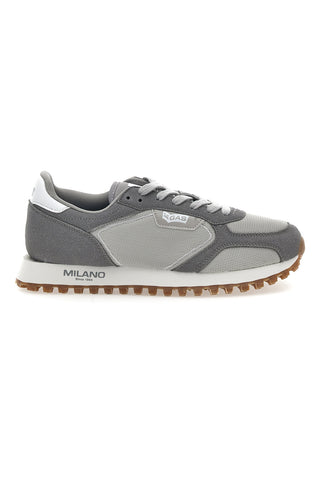 Graue Sneakers mit Spidy Mix Gas-Kontrastsohle