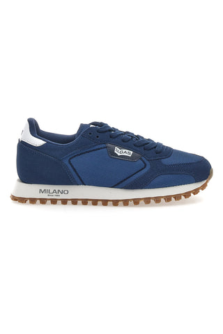 Blaue Sneakers mit Spidy Mix Gas-Kontrastsohle