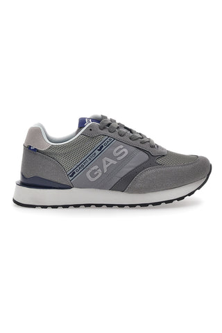 Graue Sneakers mit Gas Sedrik Mix-Schnürsenkeln