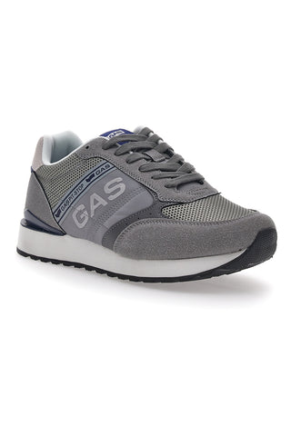 Graue Sneakers mit Gas Sedrik Mix-Schnürsenkeln