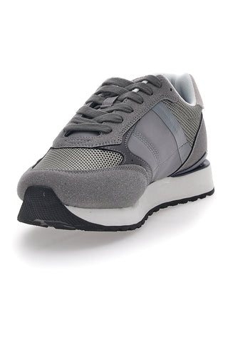 Graue Sneakers mit Gas Sedrik Mix-Schnürsenkeln