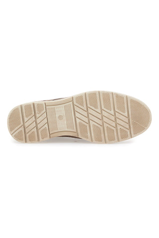 Beige Schnürschuhe aus Pittarello Active Leder 2422