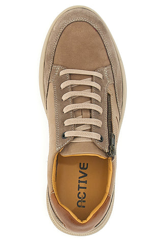 Braune Schnürschuhe aus echtem Leder Pittarello ACTIVE 2406