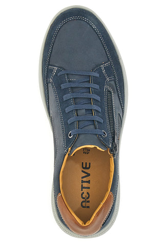 Lässige Schnürschuhe aus echtem Leder Navy Pittarello Active 2406