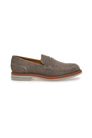 Beige Mokassins aus echtem Wildleder Pittarello Active 2402