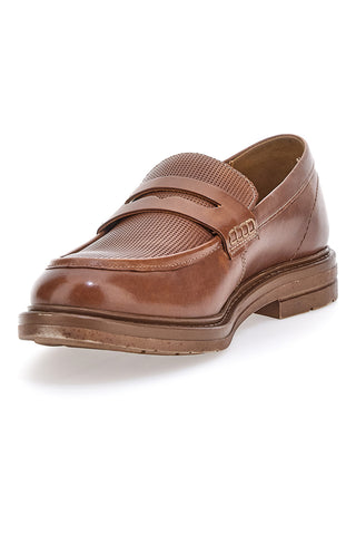 Braune Mokassins aus echtem Leder Pittarello Active 2406
