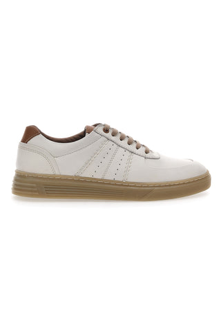 Schnürschuhe aus echtem cremefarbenem Leder Pittarello Active 2421