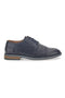Scarpe Stringate Navy Con Ricamo All'Inglese Johes Land 188352
