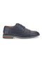 Scarpe Stringate Navy Con Ricamo All'Inglese Johes Land 188352