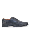 Schwarze Schnürschuhe mit Webstruktur Johes Land 16811610