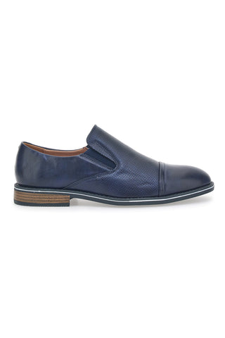Elegante blaue Mokassins Johes Land 188356