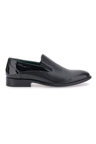 Schwarzer Mokassin mit elegantem Horsebit GMV 165