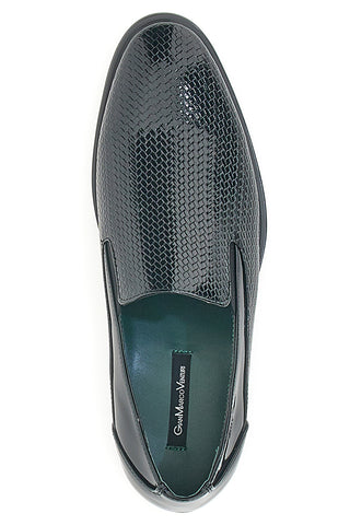 Schwarzer Mokassin mit elegantem Horsebit GMV 165