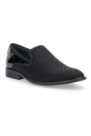 GMV 169 schwarze Lack-Slipper