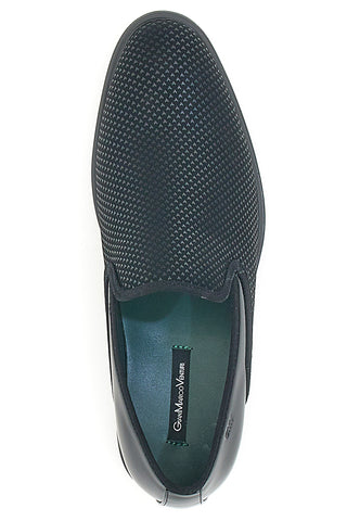 GMV 169 schwarze Lack-Slipper