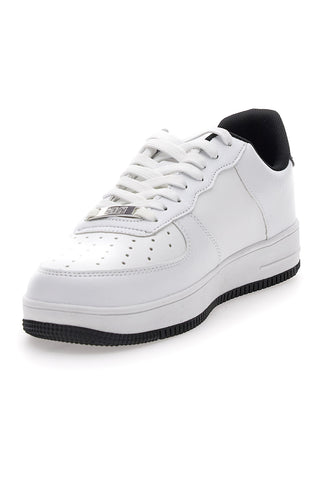 Weiße und schwarze Turnschuhe für Herren 2T2L 4713